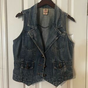 Faded Glory Originals Ladies Denim Jacket Heavyweight Cotton Vintage